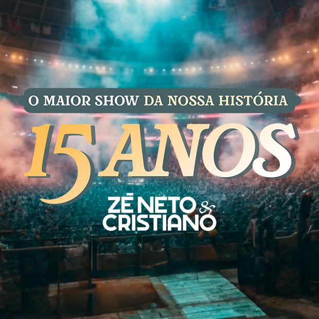 Logo Zé Neto e Cristiano 15 Anos